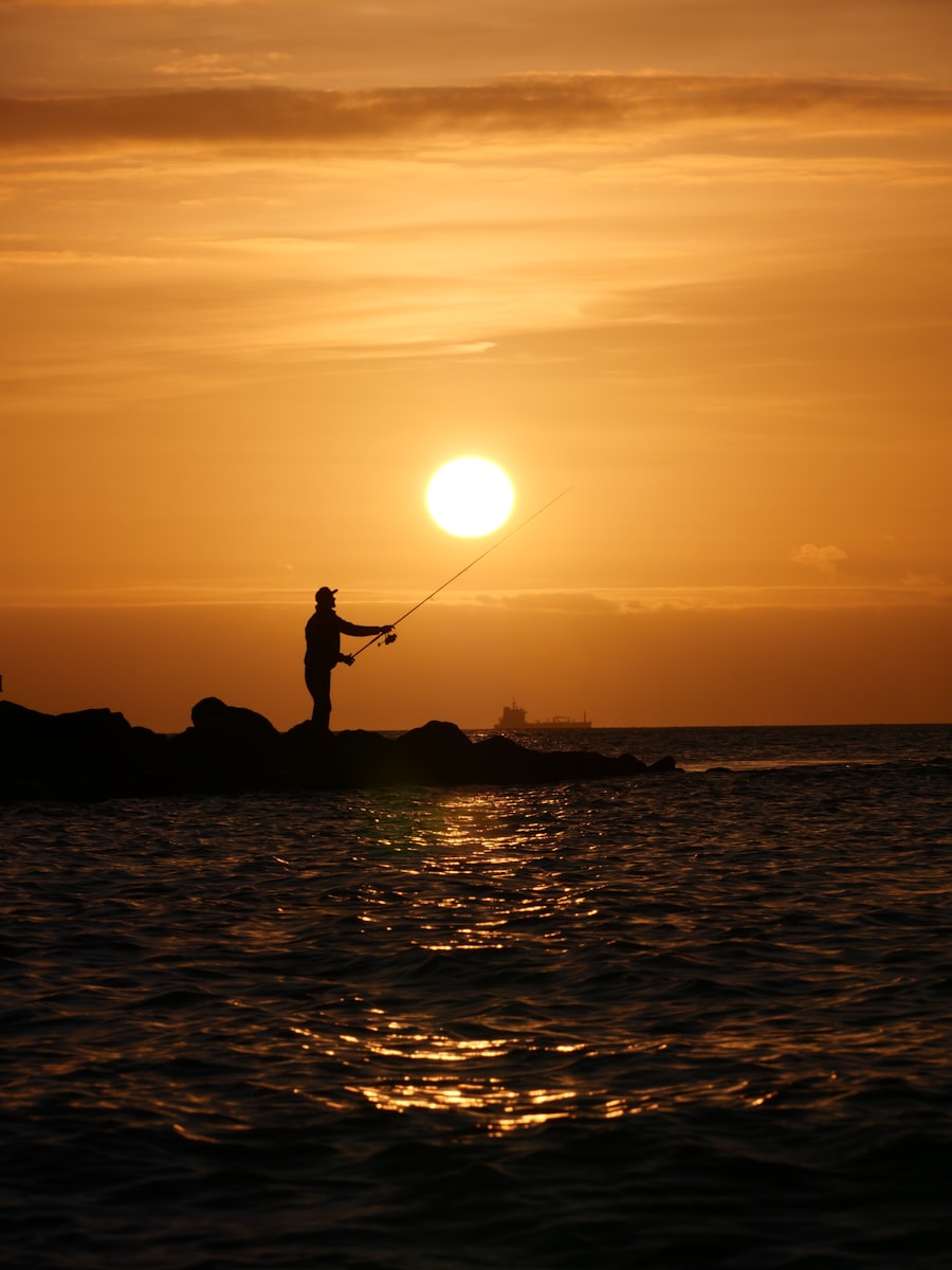 Fishing an outback river